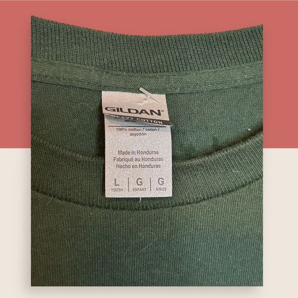 🛹 CAL SKATE YOUTH LARGE LONG SLEEVE SLASHER CREW GREEN - Picture 4 of 4